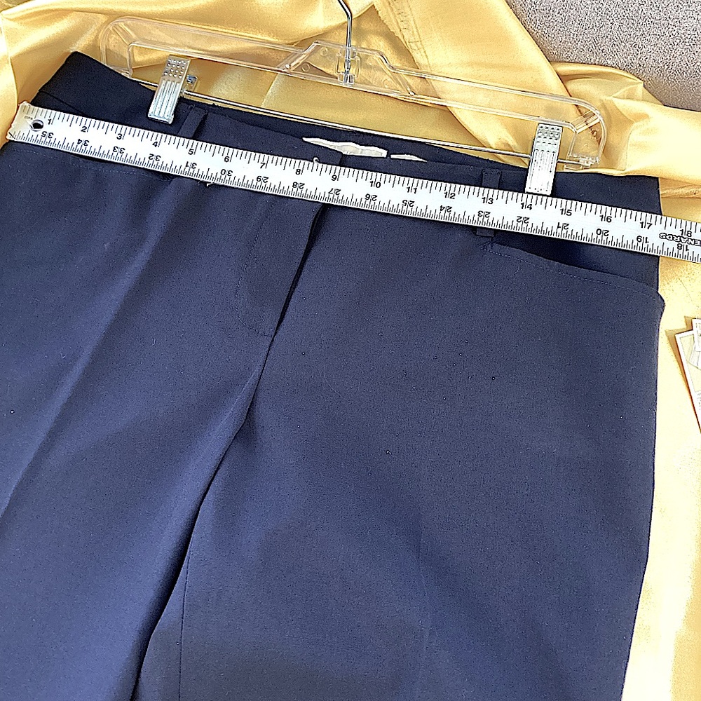 MICHAEL KORS GRAMERCY FLARED LEG PANTS  BLACK SZ 10 - Picture 11 of 12